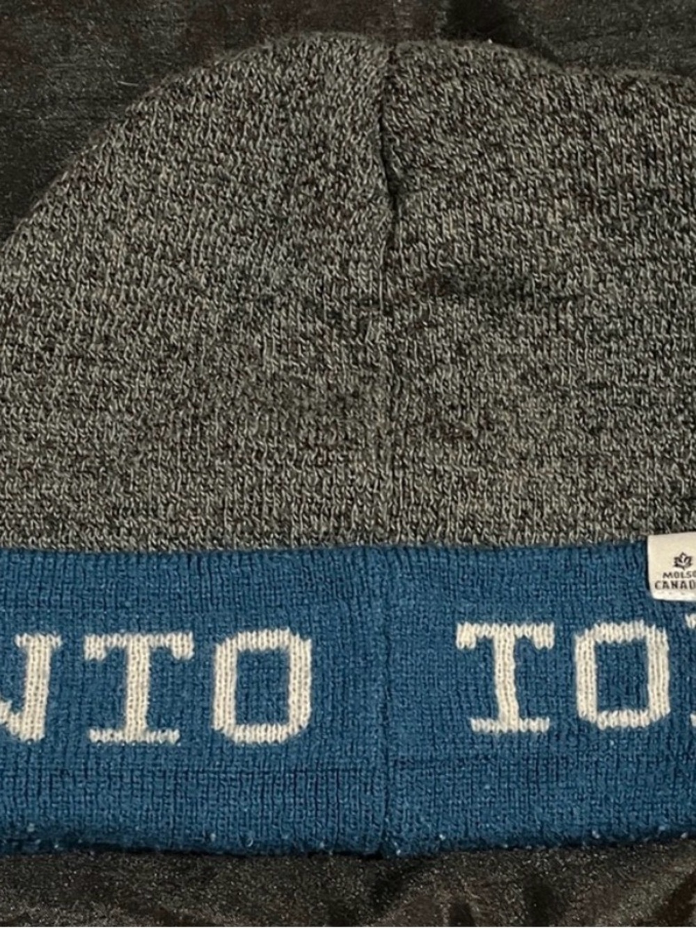 Men’s Knit Cuff Beanie with Logo Tag